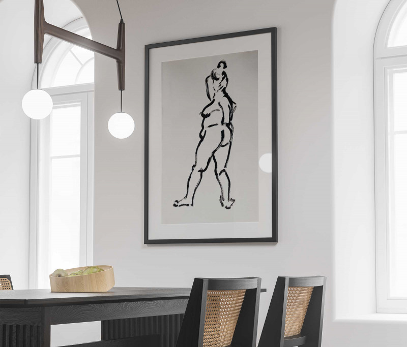 Aktzeichnung einer Frau