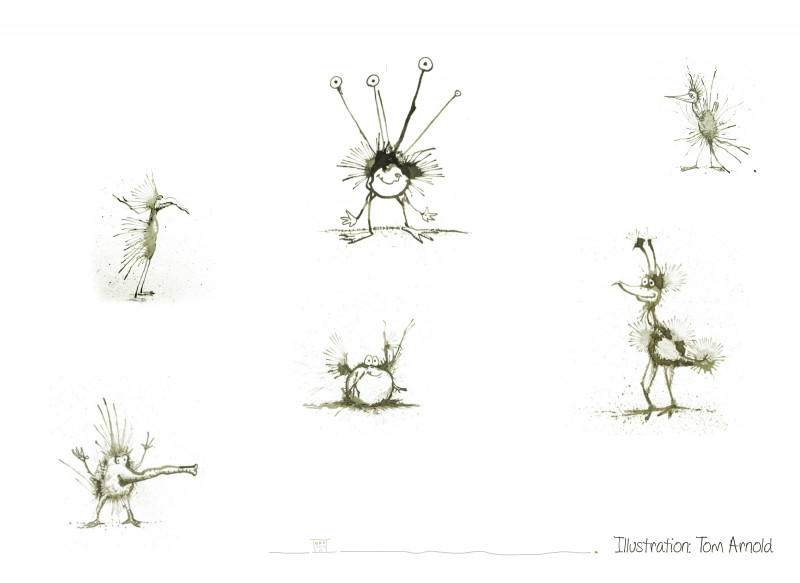 Illustrationen Spratzel-Wesen