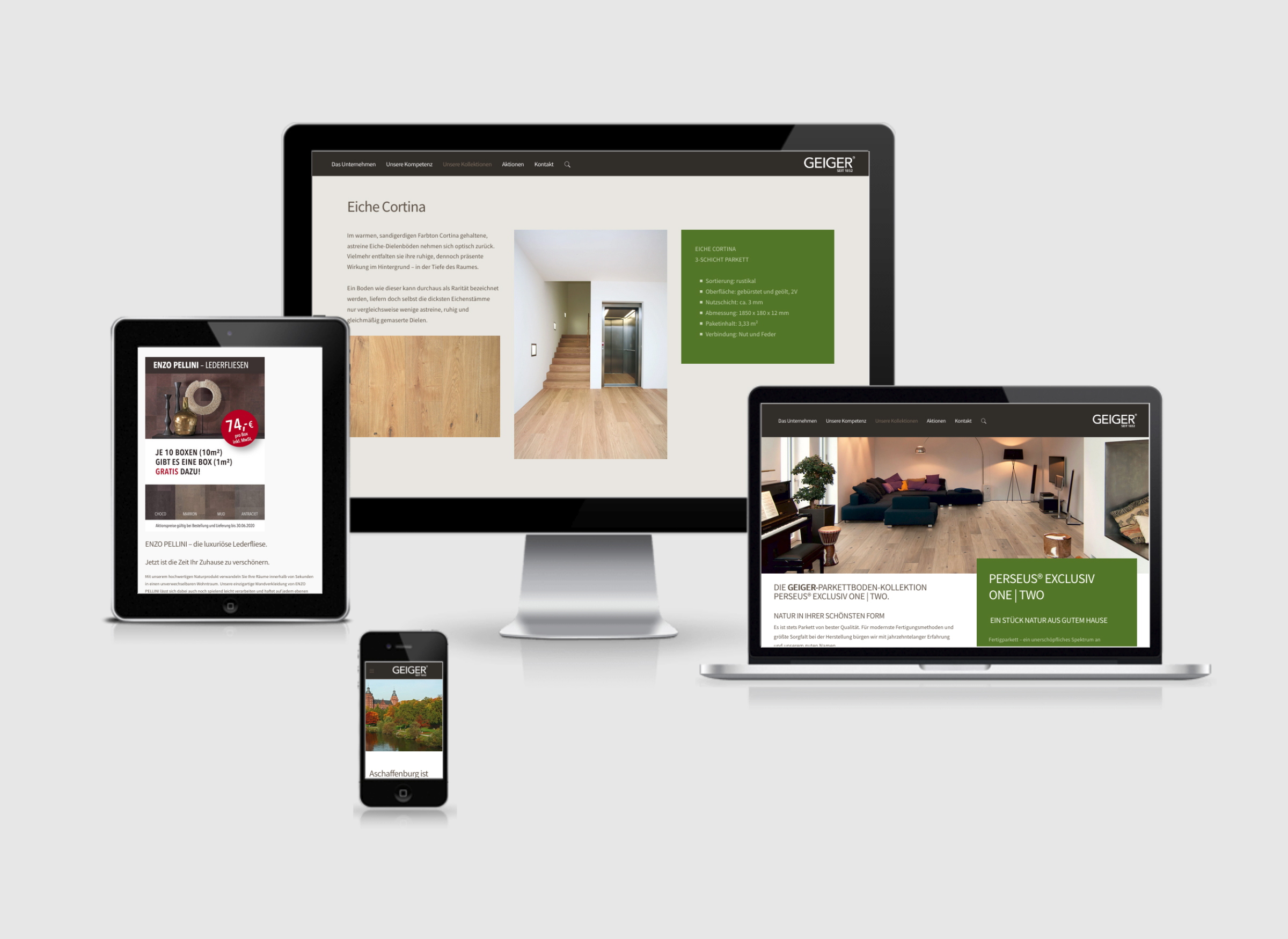 Responsive Webdesign Geiger