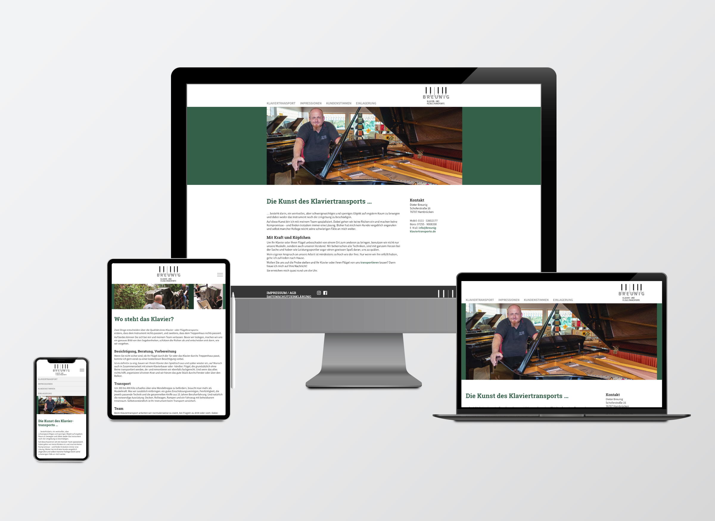 Webseite Dieter Breunig