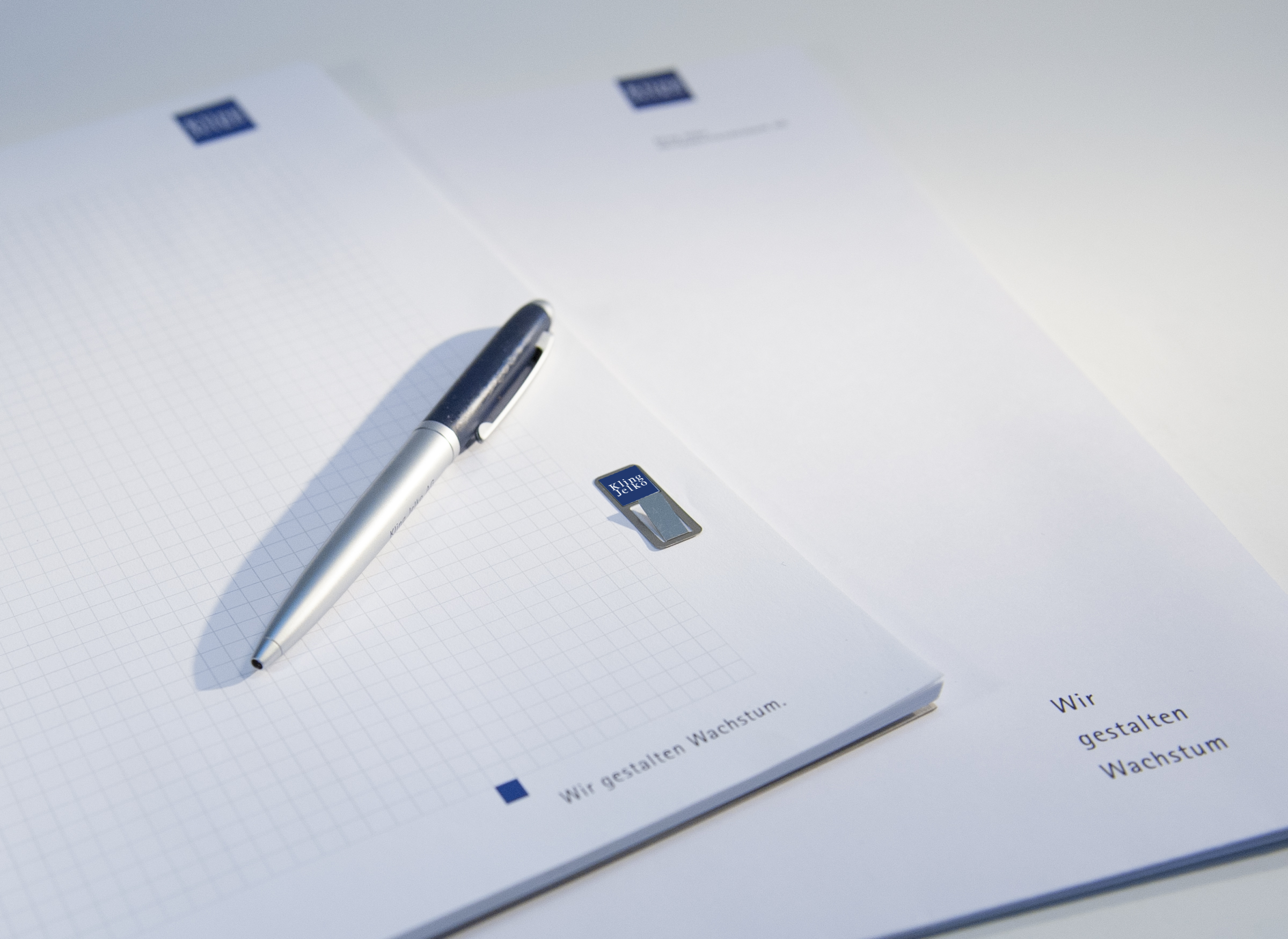 Werbemittel, Kugelschreiber, Block