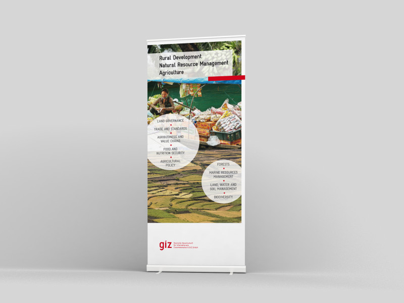Abbildung eines GIZ Roll-ups