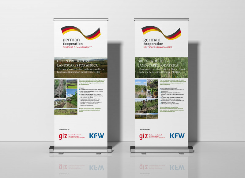 Abbildung eines GIZ Roll-ups