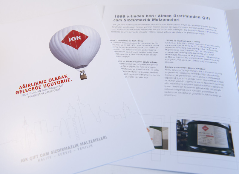 Broschüre Titel und Innenseite